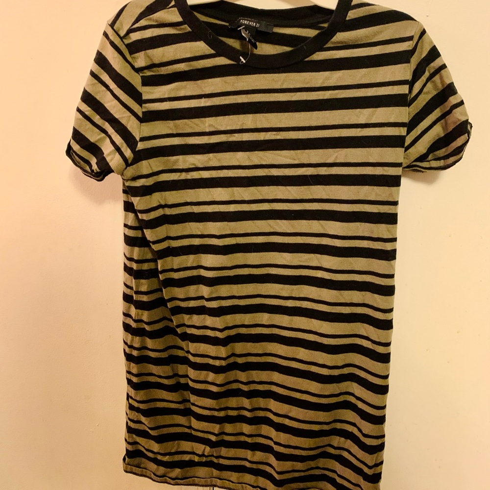 Forever 21 Olive Shirt Dress